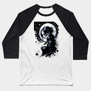 Zombie Girl - Dia De Los Muertos Baseball T-Shirt